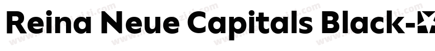 Reina Neue Capitals Black字体转换